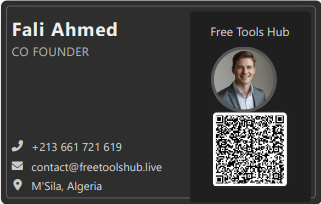 معاينة قالب بطاقة BlackElegance