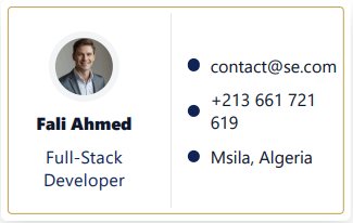 معاينة قالب بطاقة Elegant