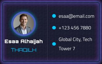 معاينة قالب بطاقة NeonTech